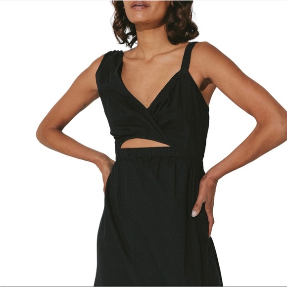 NWT Cleobella Nerissa Maxi Dress Black - Picture 4 of 5